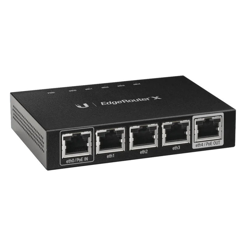 EdgeRouter X de 5 puertos Gigabit con funciones avanzadas de ruteo