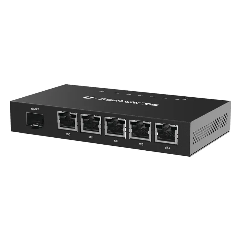 EdgeRouter X SFP de 5 puertos Gigabit + 1 puerto SFP con funciones avanzadas de ruteo