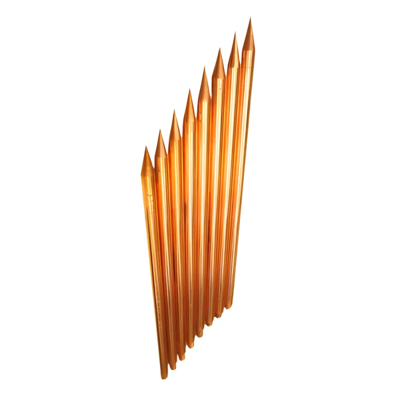 Varilla de Acero con Recubrimiento de Cobre Diámetro 1/2" de 3m de Largo