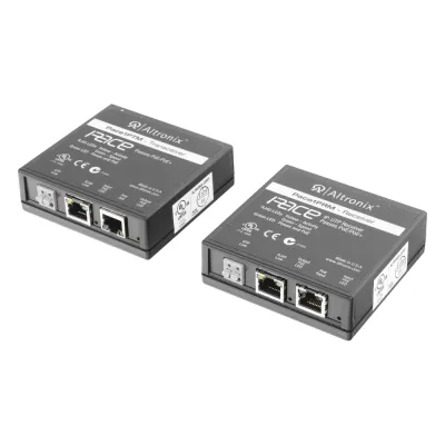 Kit extensor IP y PoE por cable UTP CAT5E hasta 500 mts @ 100 mbps