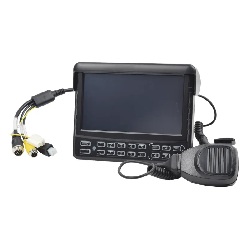 Panel de Control Dáctilar Multifuncional con Monitor de 7" / Soporta Audio de Dos Vías / Compatible con DVR´s Móviles XMR Epcom