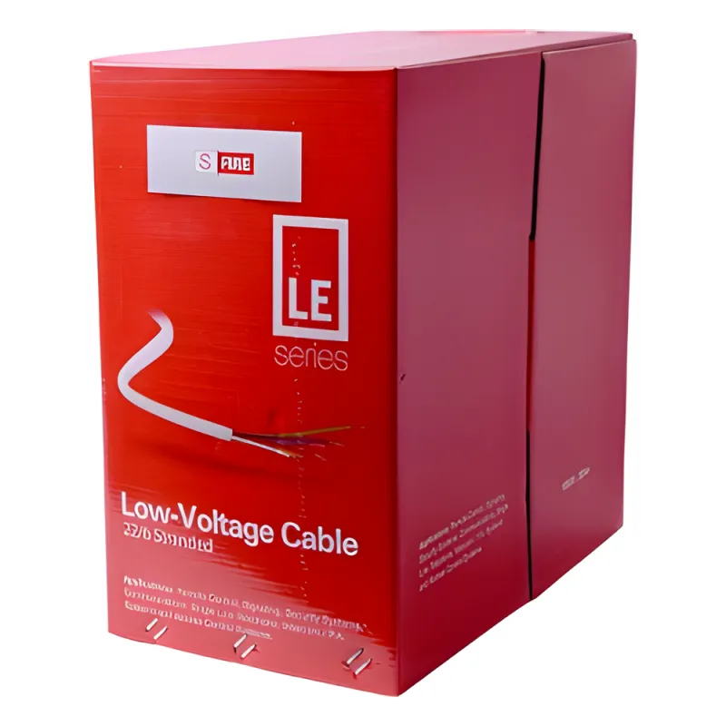 Bobina de 305 m (1000 ft) / Cable para Alarma 6x22 AWG / CCA / Blanco