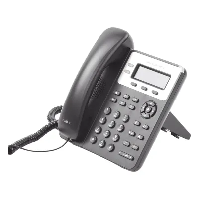 Teléfono IP SMB de 2 líneas con 3 teclas de función programables y conferencia de 3 vías, 5 Vcc