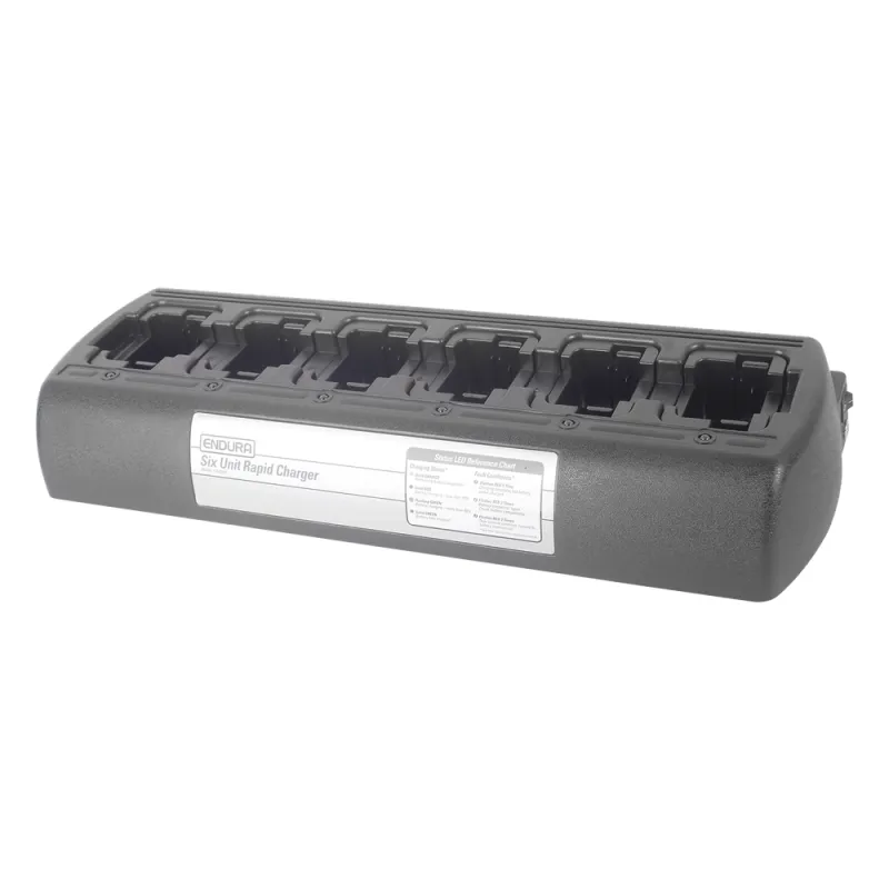 Multicargador de 6 cavidades para radios Kenwood TK2100/3100/2102A/3102A/2102G/3102G/260/270/280/360/370/480/481 y portátiles serie G.