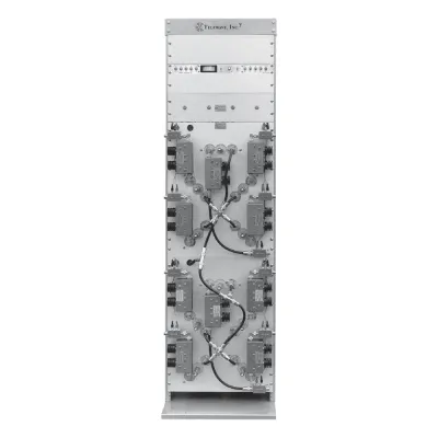 Combinador Panel en Rack 19" de 746-806/ 800-869 MHz, 4 Canales (8" Diam.), 250 kHz, 150 Watt, N Hembras.