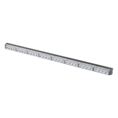 Barra de Luz de Advertencia Rojo-Azul / 8 Módulos con 4 LED Gen III / 4 Patrones de Destello / Carcasa de Aluminio / 75 cm (29.5 in) / 10-16 Vcc