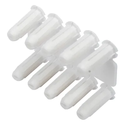 Taquete blanco 3/16" para tornillo 8mm x 3/4" (100pzs) (1101-01100)
