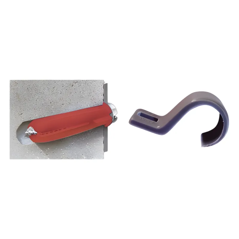 Kit de 8 grapas, 8 taquetes y 8 tornillos para sujetar conductores redondos o tubo en muro (para tubo de 1/2) (2104-07240)