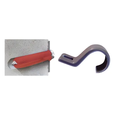 Kit de 3 grapas, 3 taquetes Y 3 tornillos para sujetar conductores redondos o tubo en muro (para tubería de 3/4) (2105-07240)