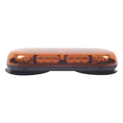 Mini Barra con 24 LED, Color Ámbar Con Montaje Magnético y de Succión