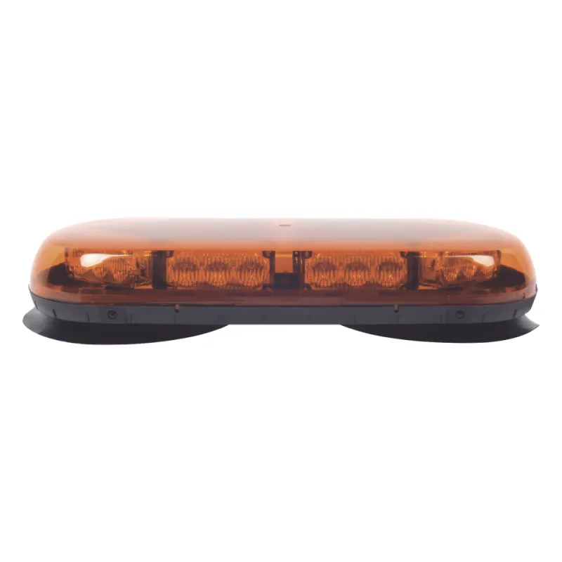 Mini Barra con 24 LED, Color Ámbar Con Montaje Magnético y de Succión