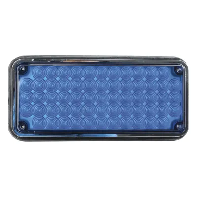 Luz de advertencia de 7x3", Color Azul, Ideal para ambulancias