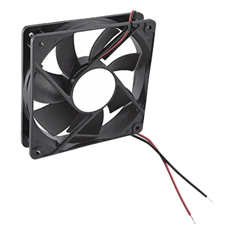 Ventilador Anticondensante Axial Cuadrado, 12Vcc, 120x120x25 mm, 75.0 CFM, 1.9 W, 161 mA, 2200 RPM.