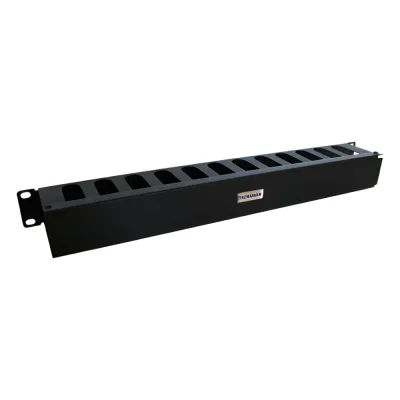 Organizador de cables horizontal de 19", 1UR