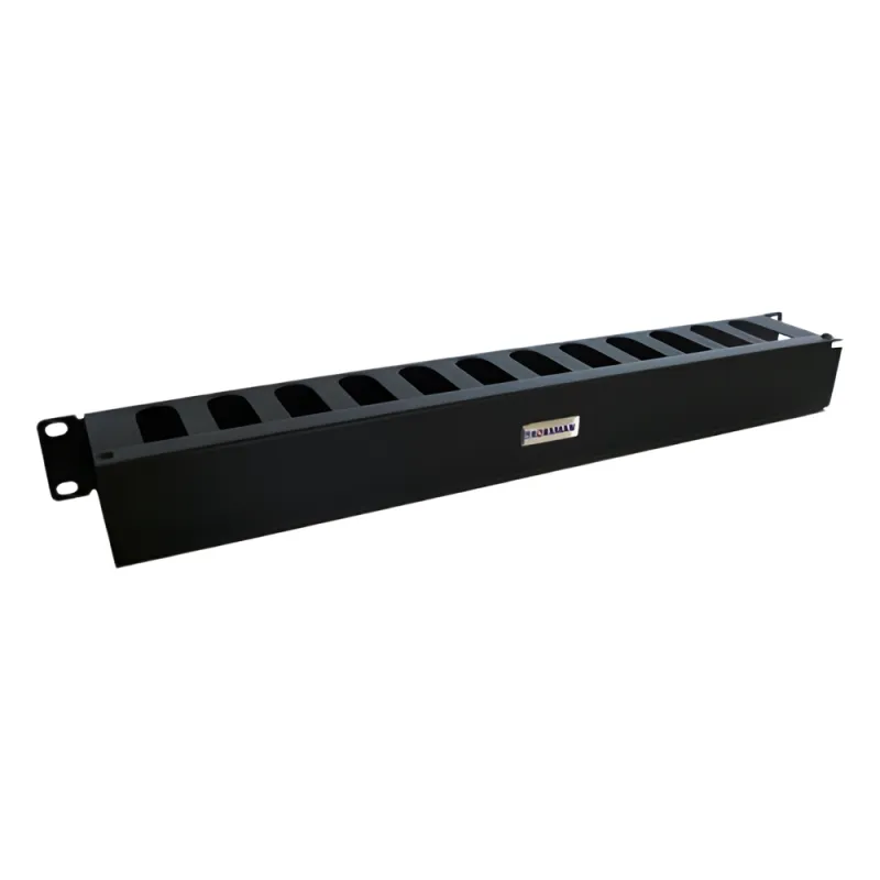 Organizador de cables horizontal de 19", 1UR