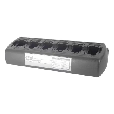 Multicargador rápido de escritorio de 6 radios para baterías KNB29N, KNB45L, KNB63L/65L