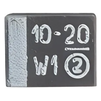 Capacitor de Tantalio SMD, 10 uFd, 20 Volt.