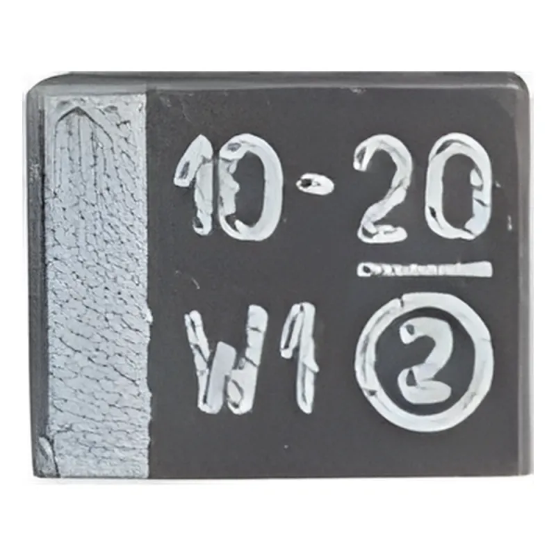 Capacitor de Tantalio SMD, 10 uFd, 20 Volt.