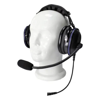 Auriculares de diadema de uso rudo sobre la cabeza para Kenwood TK-480/2180/3180, NX200/300/410