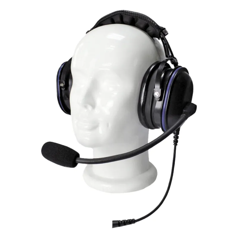 Auriculares de diadema de uso rudo sobre la cabeza para Motorola serie MOTOTRBO/XPR6500/6550/4150/6150