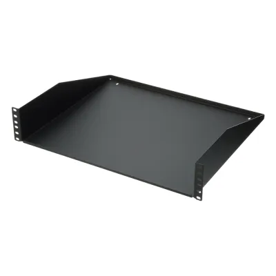 Charola para Soportar Equipos en Rack de 19", con Capacidad de Carga de 30Kg, 2UR