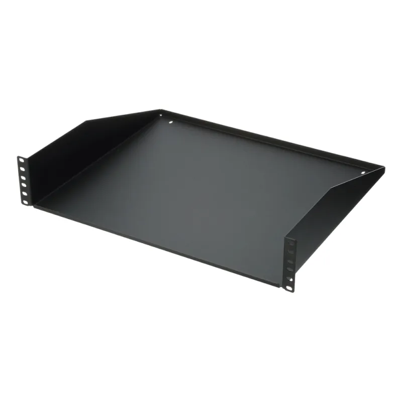 Charola para Soportar Equipos en Rack de 19", con Capacidad de Carga de 30Kg, 2UR