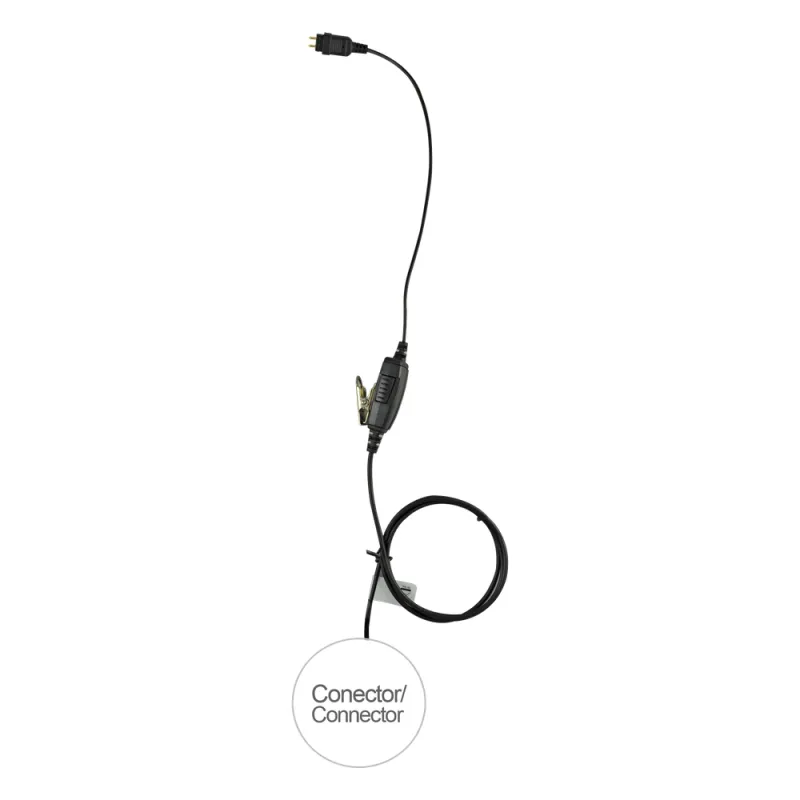 Micrófono de 1 cable serie LOC para ICOM IP100H