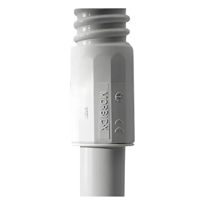 Conector (Racor) de tubería rígida a tubería flexible (Diflex), PVC Auto-Extinguible, 16 mm, IP65