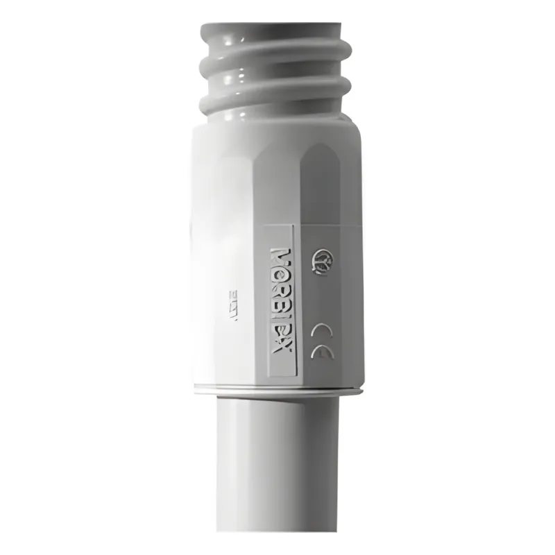Conector (Racor) de tubería rígida a tubería flexible (Diflex), PVC Auto-Extinguible, 16 mm, IP65