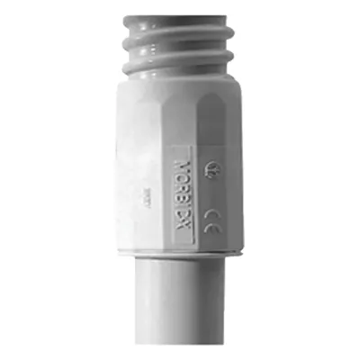 Conector (Racor) de tubería rígida a tubería flexible (Diflex), PVC Auto-Extinguible, 20 mm, IP65