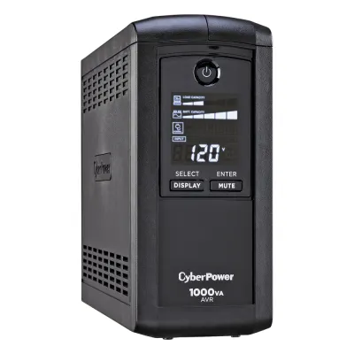 UPS de 1000 VA/600 W, Topología Línea Interactiva, Entrada 120 Vca NEMA 5-15P, Tipo Mini Torre, Con 9 Tomas NEMA 5-15R
