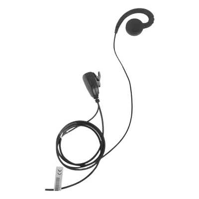 Micrófono de solapa con audífono ajustable al oído para Motorola HT-750/ 1250/ 1550/ PRO5150/5350/5450/5550/7150/7350/7450/7550/9150