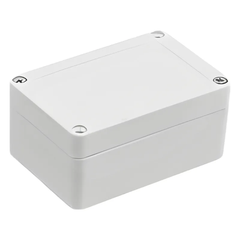 Gabinete Plástico para Exterior (IP65) de 100 x 68 x 50 mm Cierre por Tornillos.