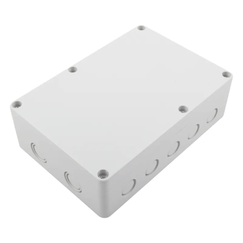 Gabinete Plástico para Exterior (IP65) de 180 x 125 x 57 mm Cierre por Tornillos.