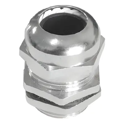 Conector Metálico Tipo Glándula para Cable de 10 a 14 mm de Diámetro.