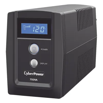 UPS de 750 VA/300 W, Topología Línea Interactiva, Entrada 120 Vca NEMA 5-15P, y 6 Salidas NEMA 5-15R, Con Regulador de Voltaje (AVR)