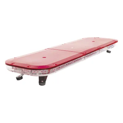 Barra de luces LED de 47" con 86 LED de alta potencia, color rojo, ideal para equipar ambulancias y unidades de bomberos