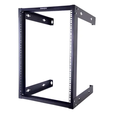 Rack Abierto de montaje en Pared, de 19in, 16 unidades de rack