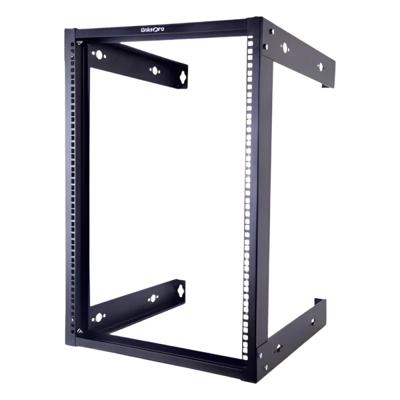 Rack Abierto de montaje en Pared, de 19in, 16 unidades de rack