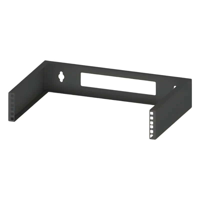 Rack Abierto de montaje en Pared, de 19in, Espacio para 2 Unidades de rack, Se envía el Gabinete Armado.