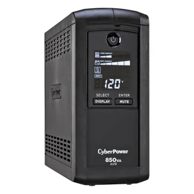 UPS de 850 VA/510 W, Topología Línea Interactiva, Entrada 120 Vca NEMA 5-15P, Tipo Mini Torre, Con 9 Tomas NEMA 5-15R