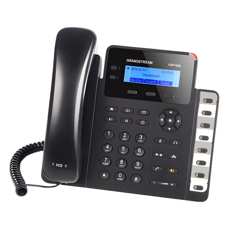 Teléfono IP SMB de 2 líneas con 3 teclas de función, 8 teclas BLF y conferencia de 3 vías, PoE