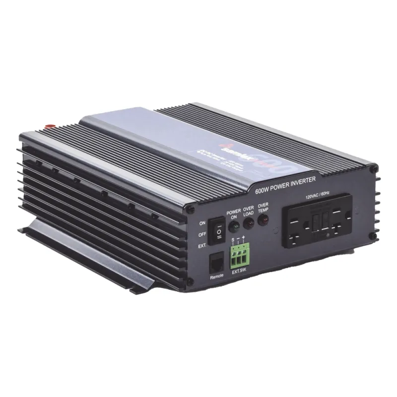 Inversor de Corriente Onda Pura 600W, Entrada 24 Vcc, Salida 120 Vca