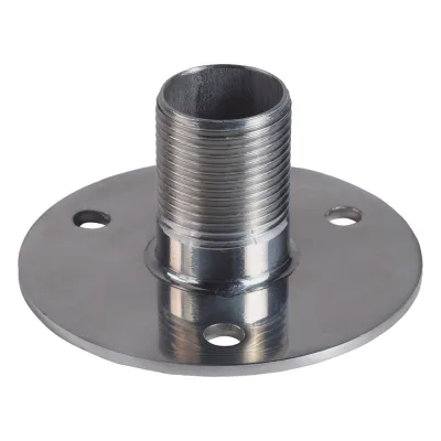 Montaje recto de 1" / Acero Inoxidable / Base con Brida
