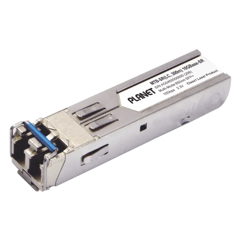 Transceptor mini-GBIC SFP+ 10G LC 1310nm Duplex para fibra monomodo 10 Km