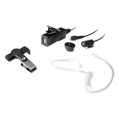 Micrófono - audífono de tres cables con tubo acústico de grado médico con conector multipin para MOTOROLA
