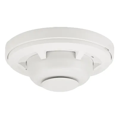 Detector mecánico de temperatura fija y termovelocímetro a 57°C, circuito sencillo, cubierta sin leyenda para uso residencial