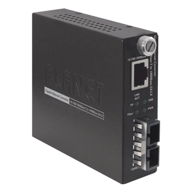 Convertidor de Medios 10/100/1000BASE-T a 1000Base-SX (SC) 220m/550m