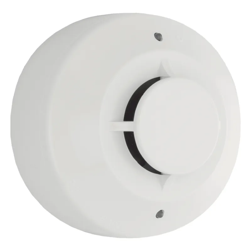 Detector fotoeléctrico de humo inalámbrico direccionable con base incluida, para red mallada SWIFT