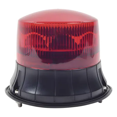 Burbuja LED giratoria color rojo, 9 LEDs, montaje permanente